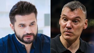 Linas Kleiza ir &Scaron;arūnas Jasikevičius