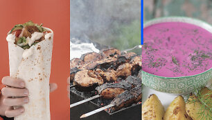 Kebabas, &scaron;a&scaron;lykai ir &scaron;altibar&scaron;čiai