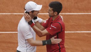Andy Murray ir Novakas Džokovičius