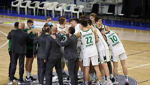 Kauno „Žalgirio“ jaunimo (U18) komanda Stambule.