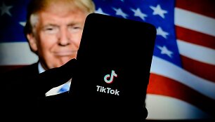 Donaldas Trumpas ir &bdquo;TikTok&ldquo; / Adriana Adie / ZUMAPRESS.com