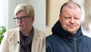 Ingrida Šimonytė ir Saulius Skvernelis