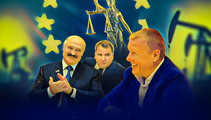 V.Tomaševskio ryšiai su A.Lukašenkos aplinka ir ES sankcijų sąraše buvusiomis įmonėmis
