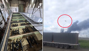 Ukrainiečiai dronais atakavo Rusijos aerodromus
