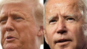 Donaldas Trumpas ir Joe Bidenas