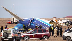 Sudužęs Azerbaidžano lėktuvas &bdquo;Embraer E190&ldquo;