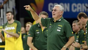 Lietuvos krep&scaron;inio rinktinės treneris Jonas Kazlauskas