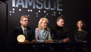 Realybės eksperimento „Tamsoje“ spaudos konferencija