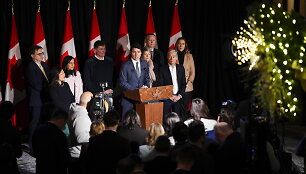 Kanados premjero Justino Trudeau spaudos konferencija 2025 m. sausio 21 d.