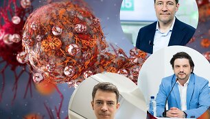 V.Pečliūnas, J.Venius ir A.Dulskas apie vėžio gydymo naujoves