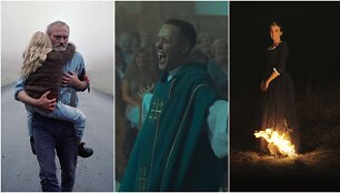 Kadrai i&scaron; filmų &bdquo;Balta balta diena&ldquo;, &bdquo;Kristaus kūnas&ldquo;, &bdquo;Liepsnojančios moters portretas&ldquo;