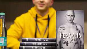 Mariaus Rep&scaron;io romano &bdquo;Heraklis Nr. 4&ldquo; pristatymas
