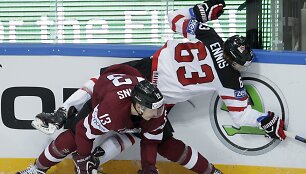 Pasaulio ledo ritulio čempionatas: Latvija &ndash; Kanada