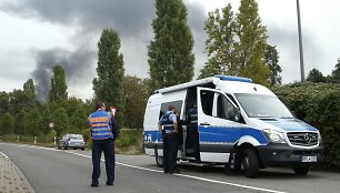 Sprogimas BASF gamykloje Vokietijoje