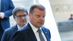 Eugenijus Jovai&scaron;a ir Saulius Skvernelis