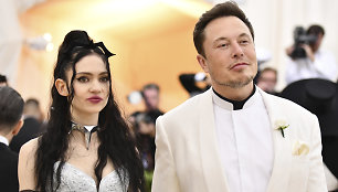 Kanadiečių atlikėja Grimes ir verslininkas Elonas Muskas