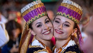 Džiaugsmo emocijos &scaron;ventės pabaigoje 