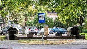 Vie&scaron;asis tualetas ir slėptuvė Vilniaus Žvėryno rajone