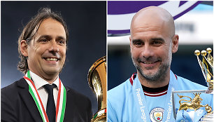 Simone Inzaghi ir Pepas Guardiola