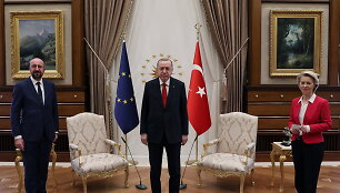 Charles'is Michelis, Recepas Tayyipas Erdoganas, Ursula von der Leyen