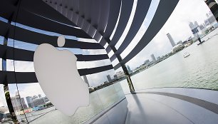 Atidarymui ruošiama „Apple“ parduotuvė Singapūre