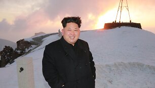 &Scaron;iaurės Korėjos lyderis Kim Jong Unas
