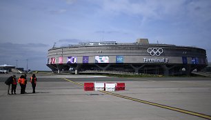 OLY Paris 2024 transporto organizavimas. / Thibault Camus / AP