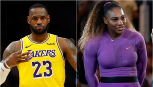 LeBronas Jamesas ir Serena Williams