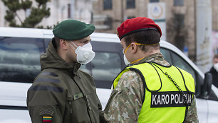 Vilniuje pradėjo patruliuoti Lietuvos kariuomenės Karo policija