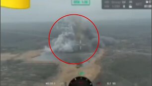 Ukrainiečių pajėgos susprogdino Vasiukovkos upės užtvanką