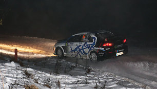  „Halls Winter Rally 2017“ 1 greičio ruožas