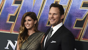 Katherine Schwarzenegger ir Chrisas Prattas 