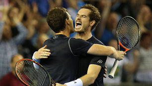Andy Murray ir Jamie Murray