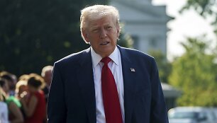 Donaldas Trumpas / Will Oliver - Pool via CNP / picture alliance / Consolidated News Photos