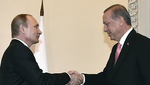 Vladimiro Putino ir Recepo Tayyipo Erdogano susitikimas