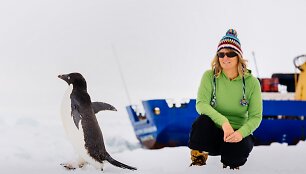 Antarktidoje įstrigusios laivo &bdquo;Akademik &Scaron;okalskij&ldquo; keleivė Barbara Tucker