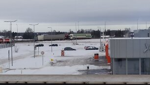 Vilkikų avarija &bdquo;Via Baltica&ldquo; kelyje ties Marijampole