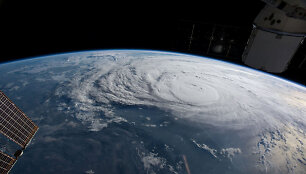 NASA i&scaron; kosmoso nufilmavo Ameriką nusiaubusį uraganą Harvey