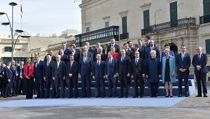 ES vir&scaron;ūnių susitikimas Maltoje