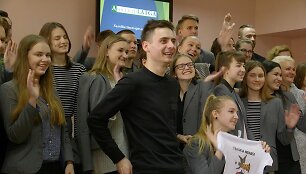 Susitikimas su moksleiviais