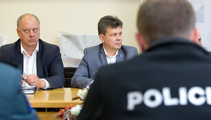 Saugos tarnybų vadovų ir VRM viceministro susitikimas 