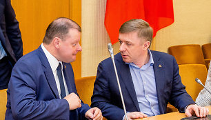 Saulius Skvernelis, Ramūnas Karbauskis