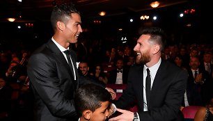 Cristiano Ronaldo ir Lionelis Messi