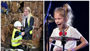 Fausta &Scaron;ukytė su mama