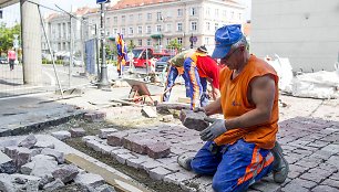 Darbai Vilniaus Rotušės aikštėje