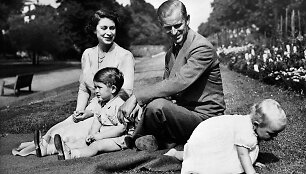 Karalienė Elizabeth II ir princas Philipas