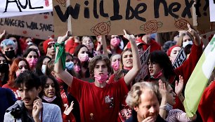 Protestas dėl klimato kaitos Briuselyje