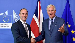 Dominicas Raabas ir Michelis Barnier
