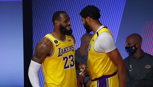 Lebronas Jamesas ir Anthony Davisas
