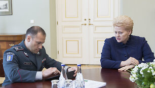 Linas Pernavas ir Dalia Grybauskaitė